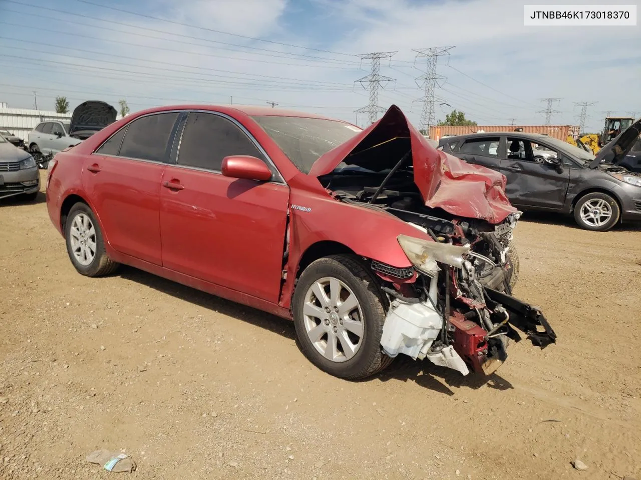 JTNBB46K173018370 2007 Toyota Camry Hybrid