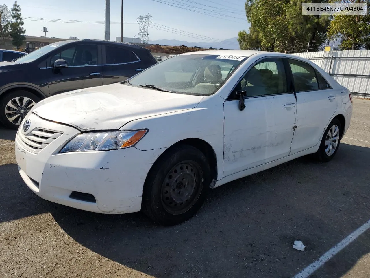 4T1BE46K77U704804 2007 Toyota Camry Ce