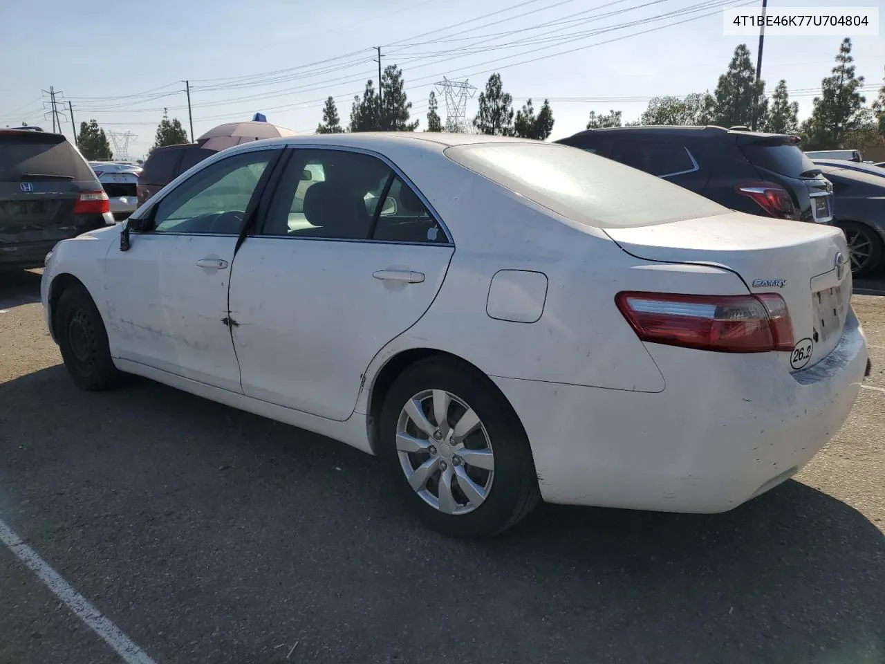 2007 Toyota Camry Ce VIN: 4T1BE46K77U704804 Lot: 71114414