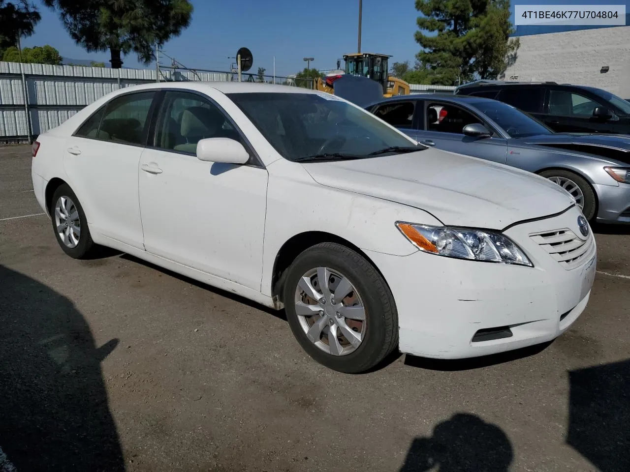 2007 Toyota Camry Ce VIN: 4T1BE46K77U704804 Lot: 71114414