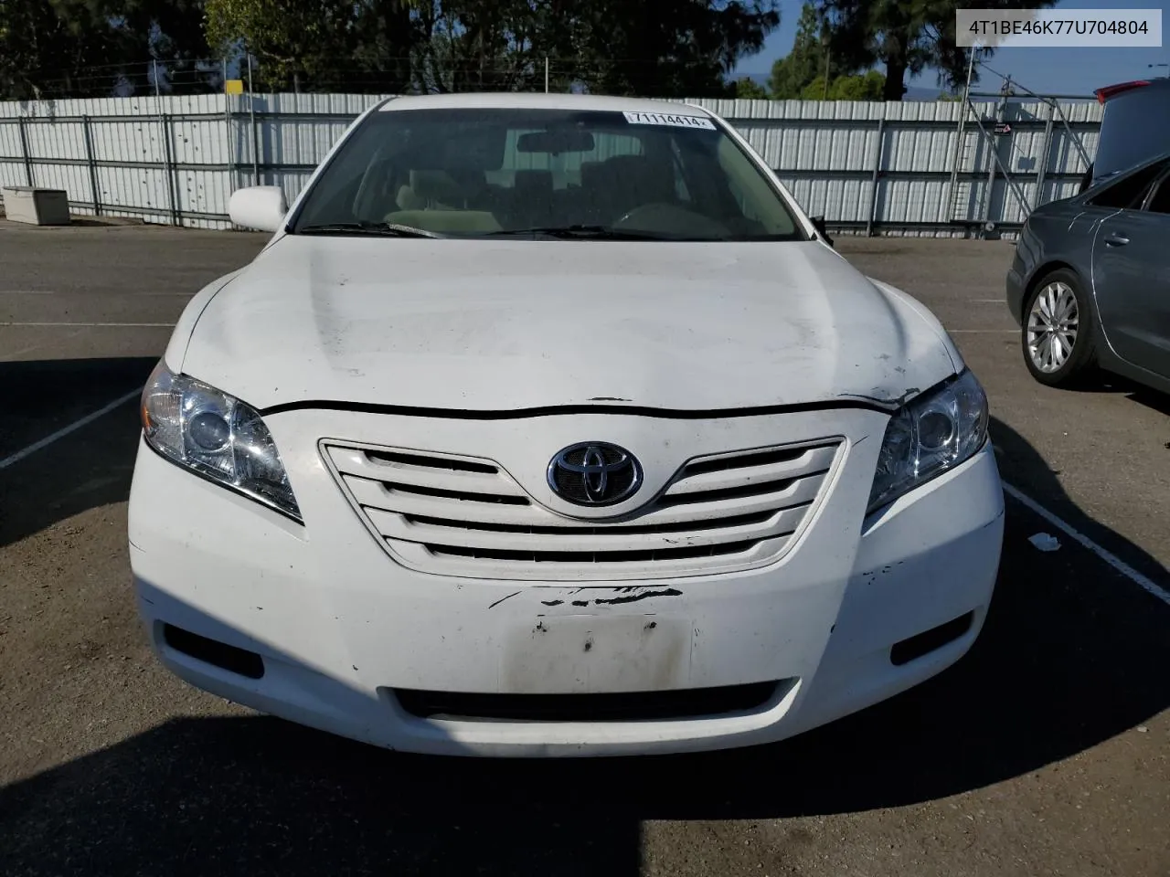 4T1BE46K77U704804 2007 Toyota Camry Ce