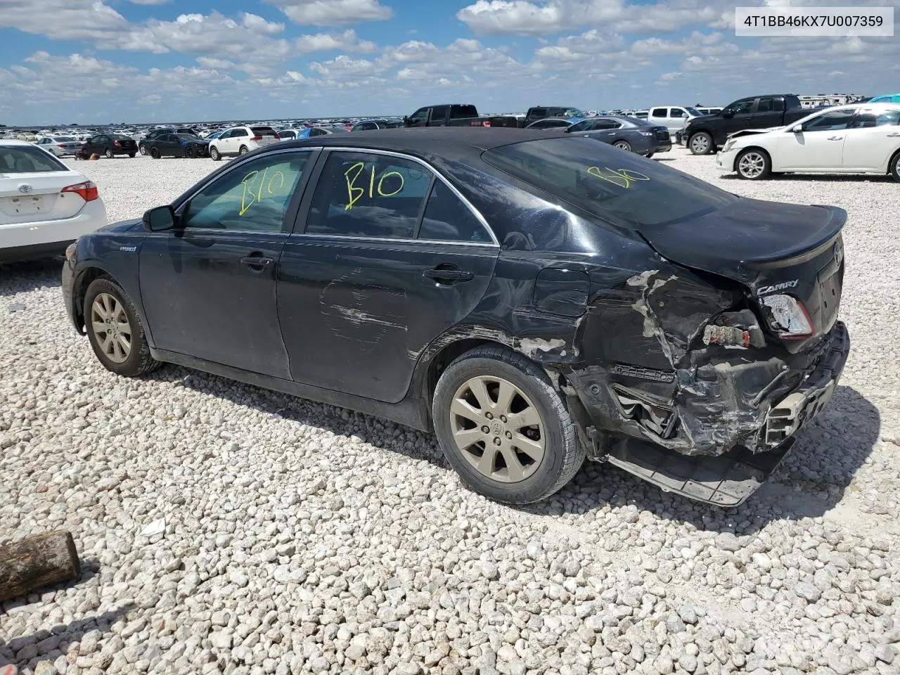 2007 Toyota Camry Hybrid VIN: 4T1BB46KX7U007359 Lot: 71128174