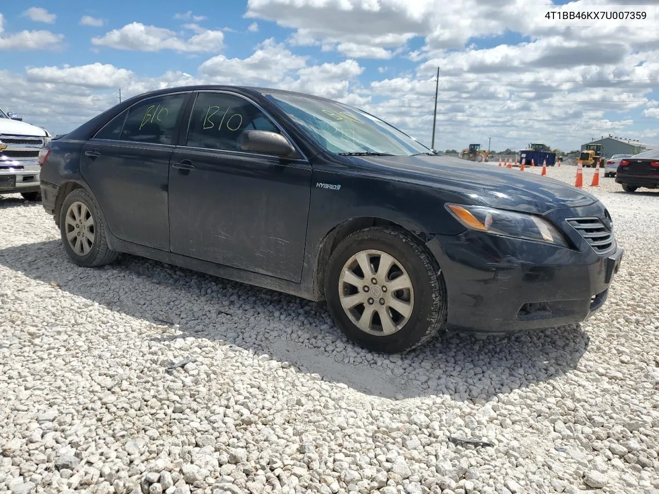 2007 Toyota Camry Hybrid VIN: 4T1BB46KX7U007359 Lot: 71128174