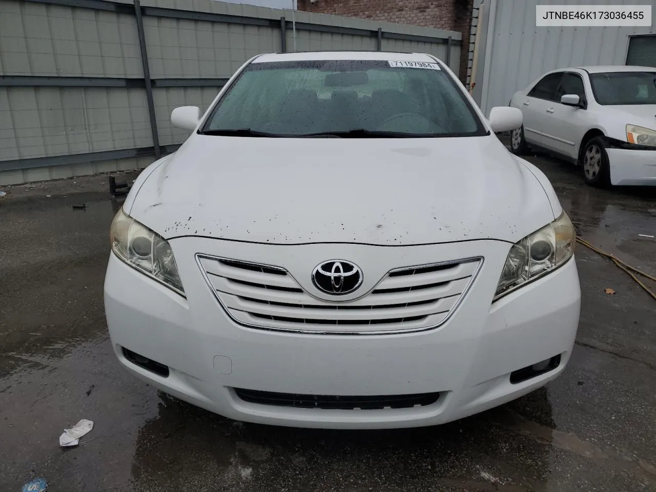 2007 Toyota Camry Ce VIN: JTNBE46K173036455 Lot: 71197984