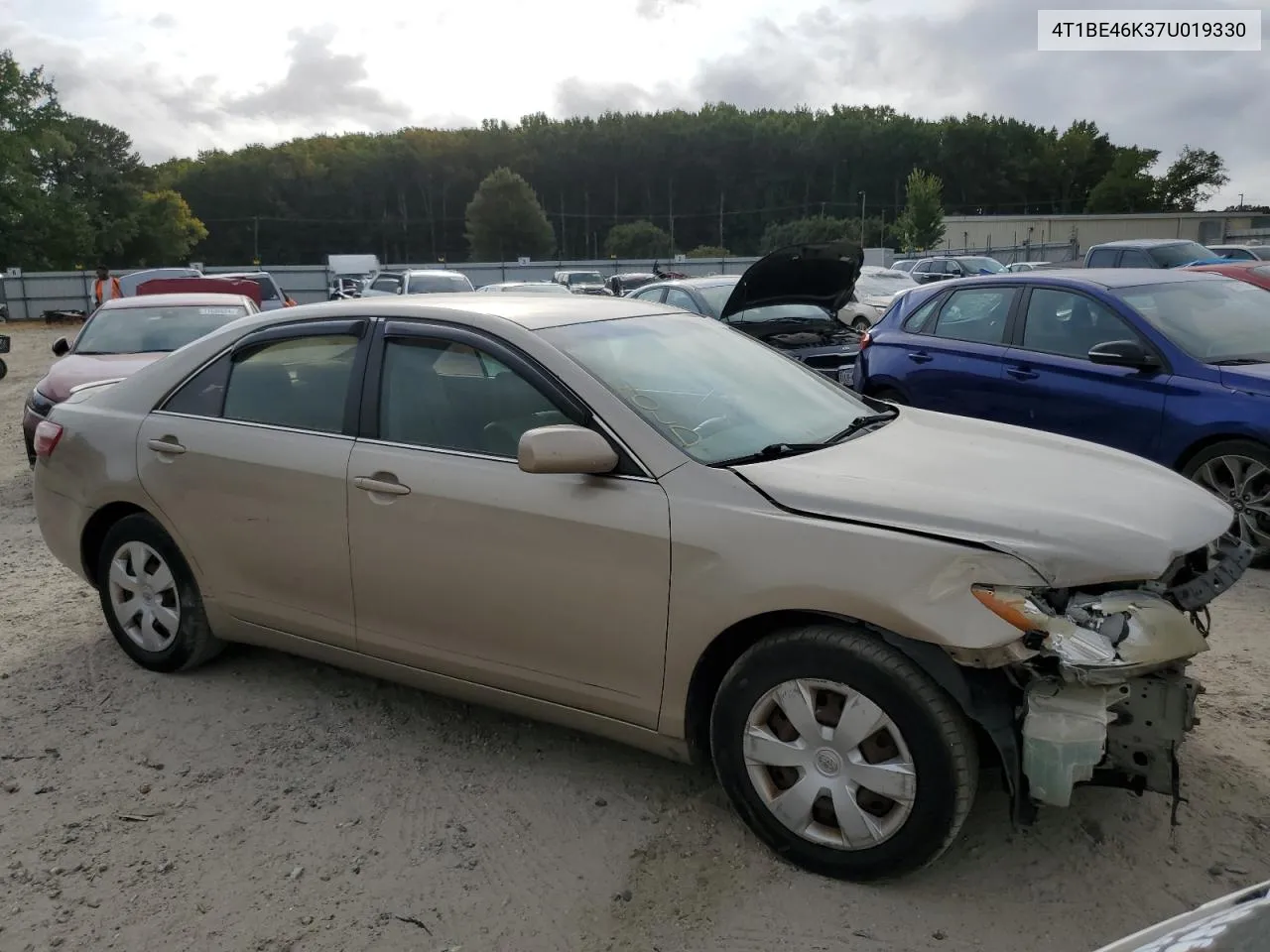 4T1BE46K37U019330 2007 Toyota Camry Ce