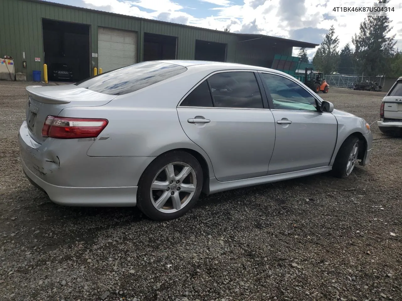 4T1BK46K87U504314 2007 Toyota Camry Le