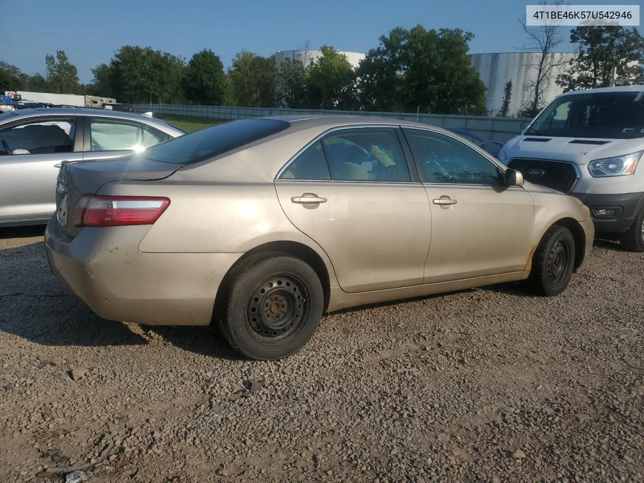 2007 Toyota Camry Ce VIN: 4T1BE46K57U542946 Lot: 71397124