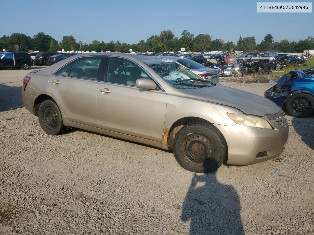 2007 Toyota Camry Ce VIN: 4T1BE46K57U542946 Lot: 71397124