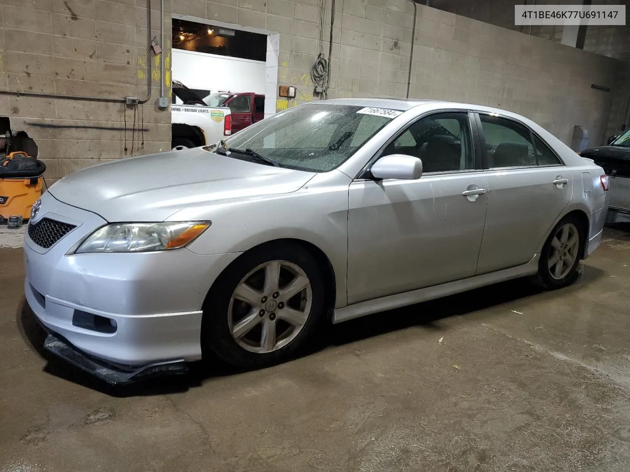 2007 Toyota Camry Ce VIN: 4T1BE46K77U691147 Lot: 71667584