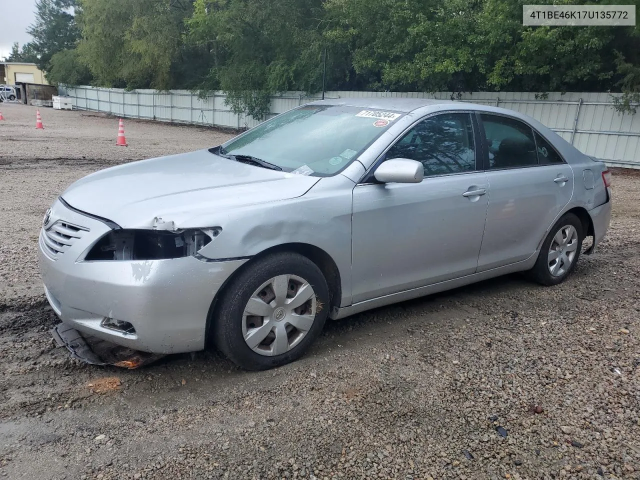 4T1BE46K17U135772 2007 Toyota Camry Ce