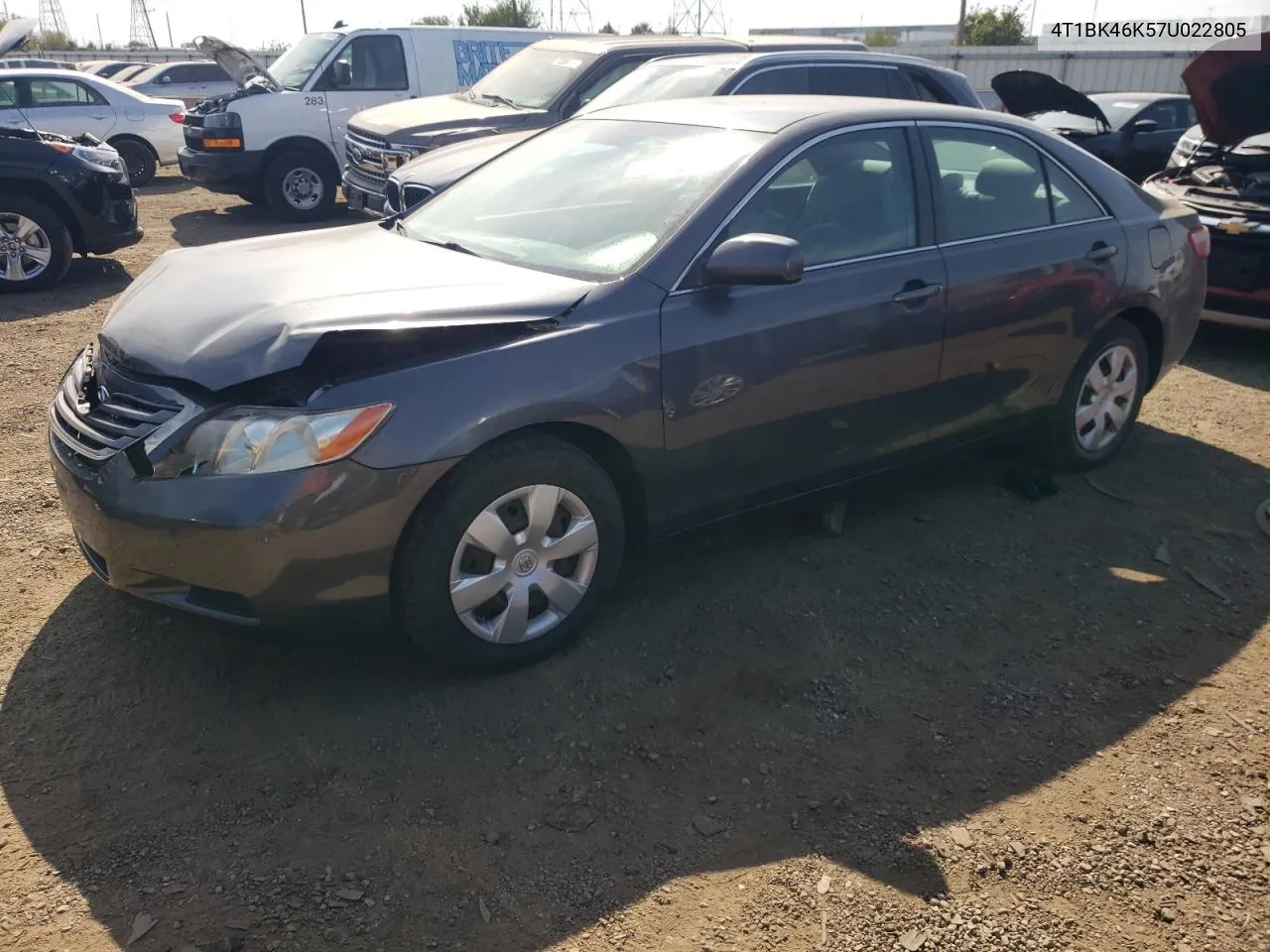 2007 Toyota Camry Le VIN: 4T1BK46K57U022805 Lot: 71778284