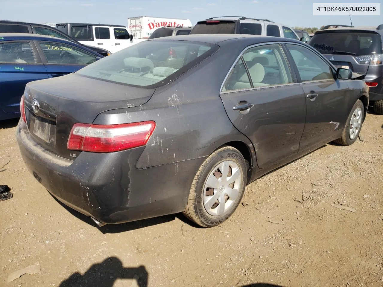 4T1BK46K57U022805 2007 Toyota Camry Le