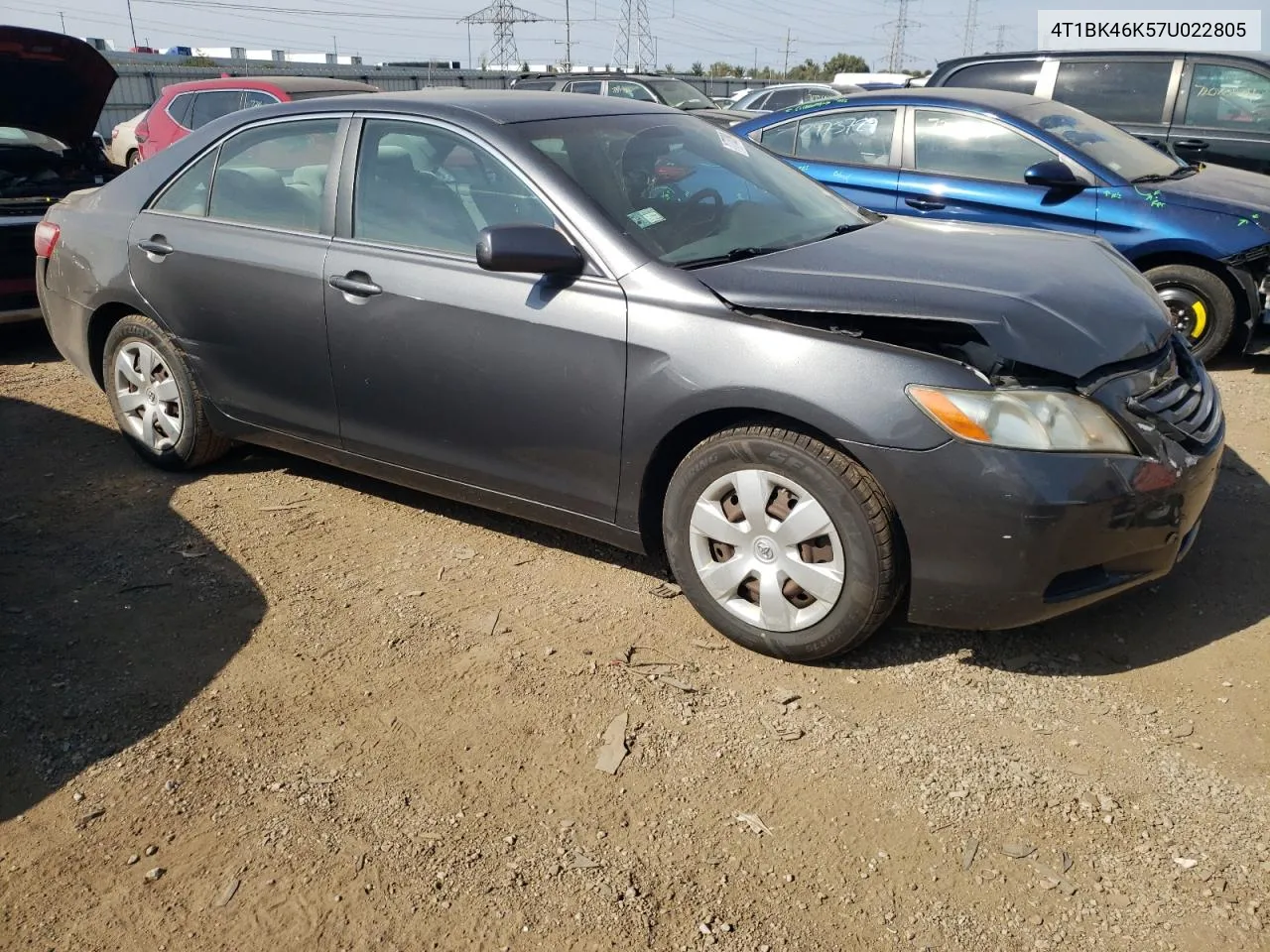 2007 Toyota Camry Le VIN: 4T1BK46K57U022805 Lot: 71778284