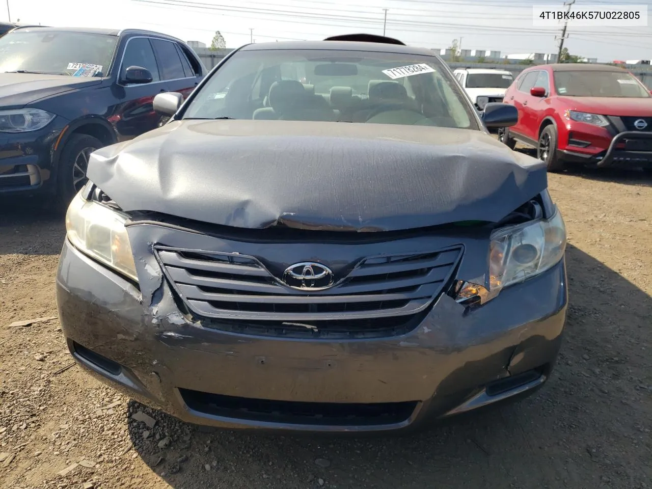 2007 Toyota Camry Le VIN: 4T1BK46K57U022805 Lot: 71778284