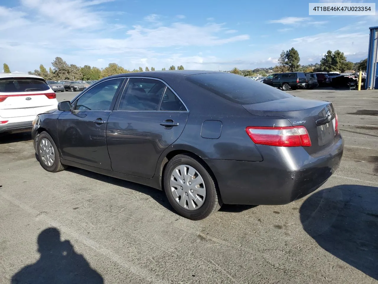 2007 Toyota Camry Ce VIN: 4T1BE46K47U023354 Lot: 71790774