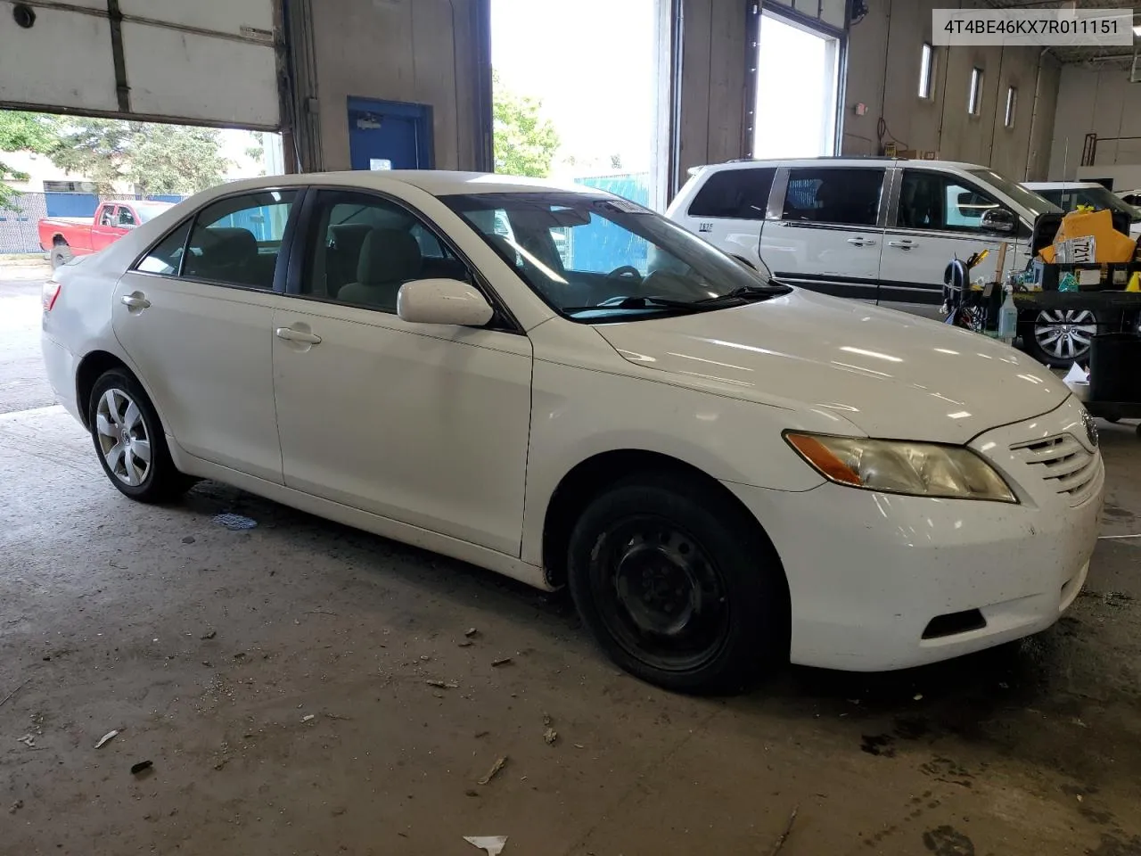 4T4BE46KX7R011151 2007 Toyota Camry Ce