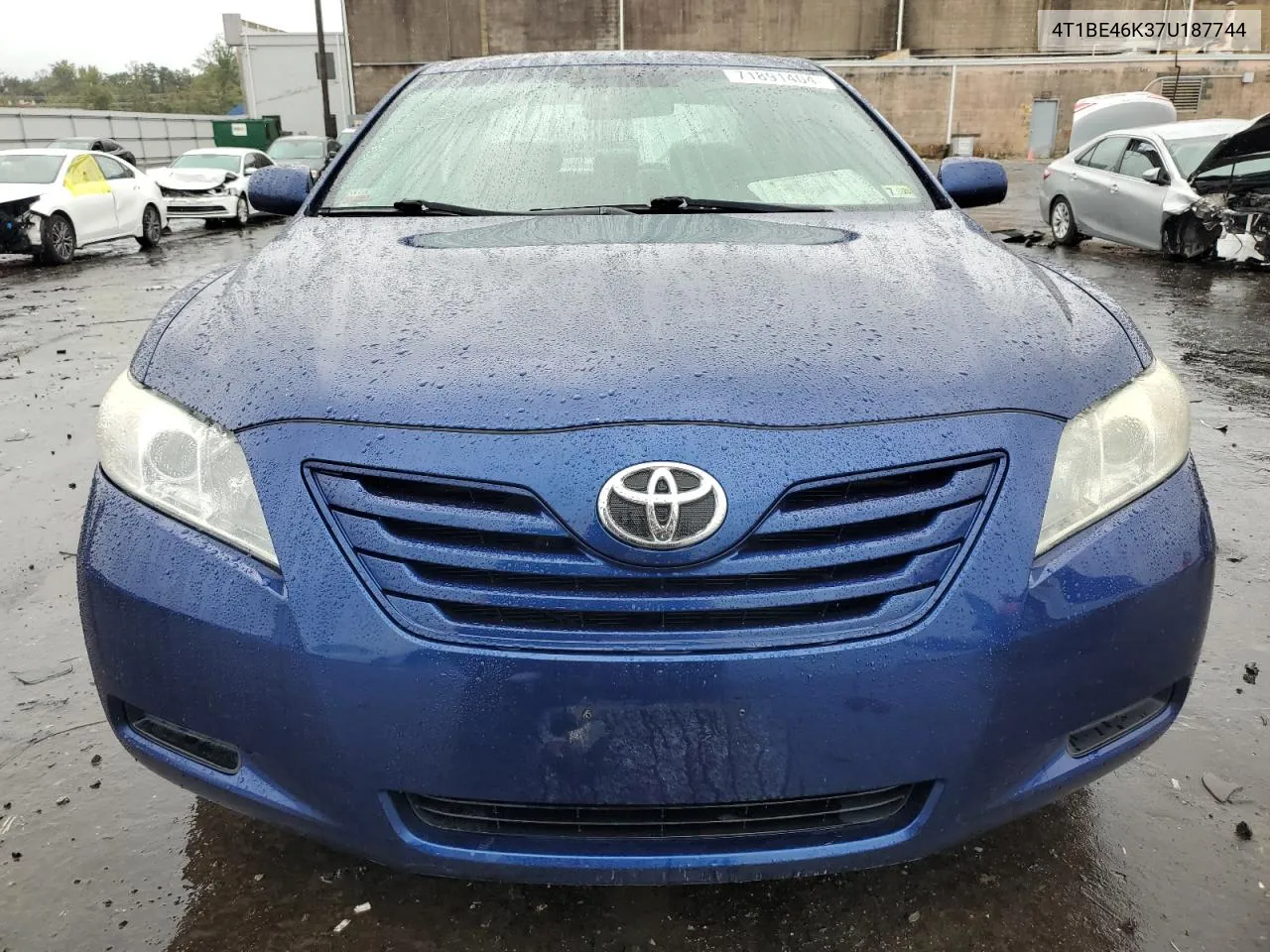 2007 Toyota Camry Ce VIN: 4T1BE46K37U187744 Lot: 71891404