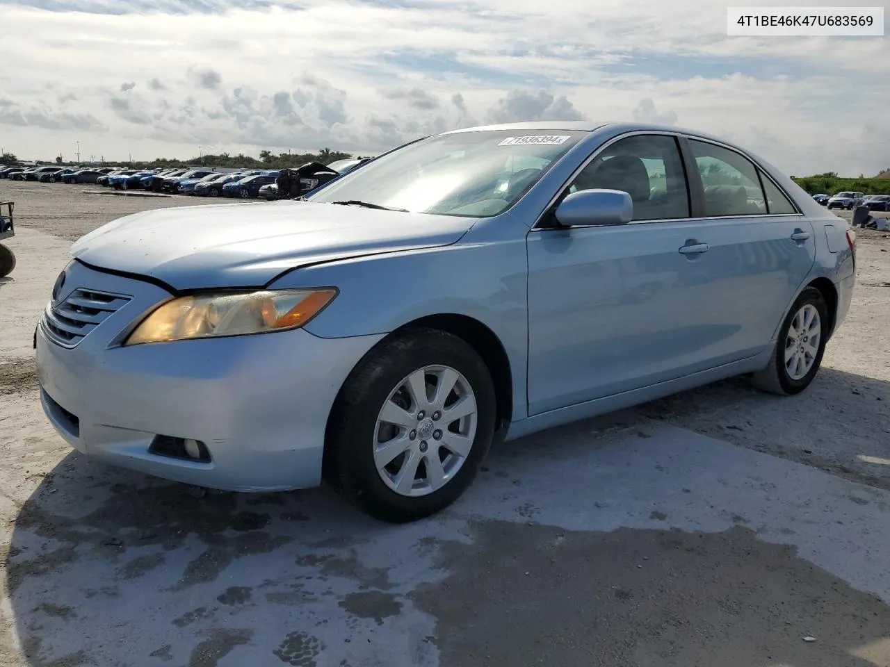 4T1BE46K47U683569 2007 Toyota Camry Ce