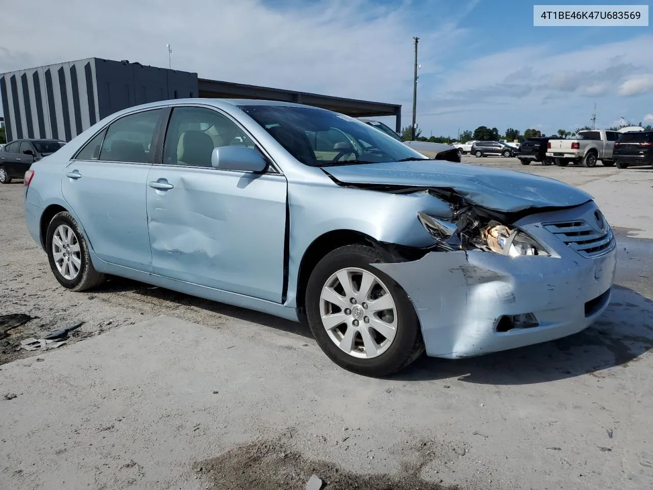 4T1BE46K47U683569 2007 Toyota Camry Ce