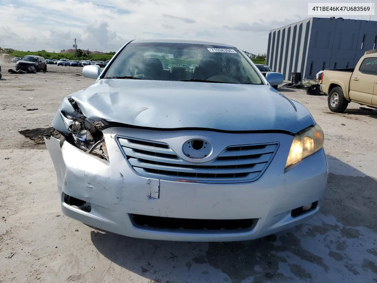 2007 Toyota Camry Ce VIN: 4T1BE46K47U683569 Lot: 71936394