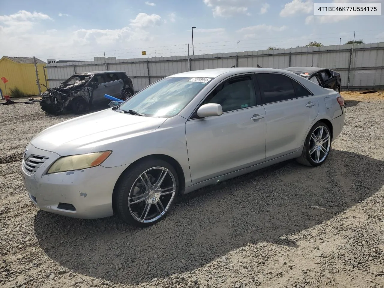 4T1BE46K77U554175 2007 Toyota Camry Ce