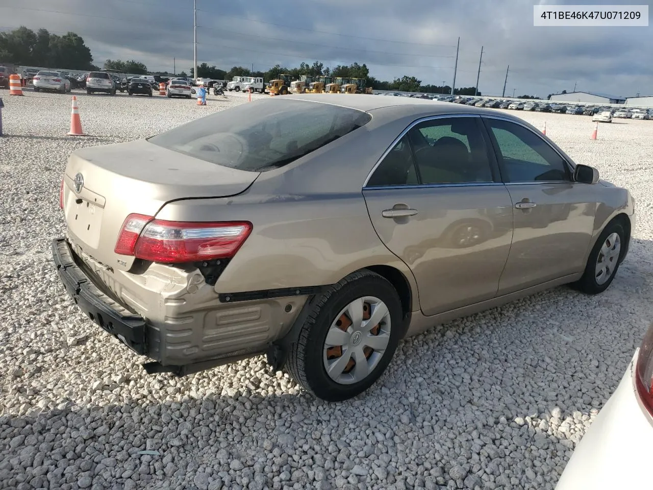 2007 Toyota Camry Ce VIN: 4T1BE46K47U071209 Lot: 71970684