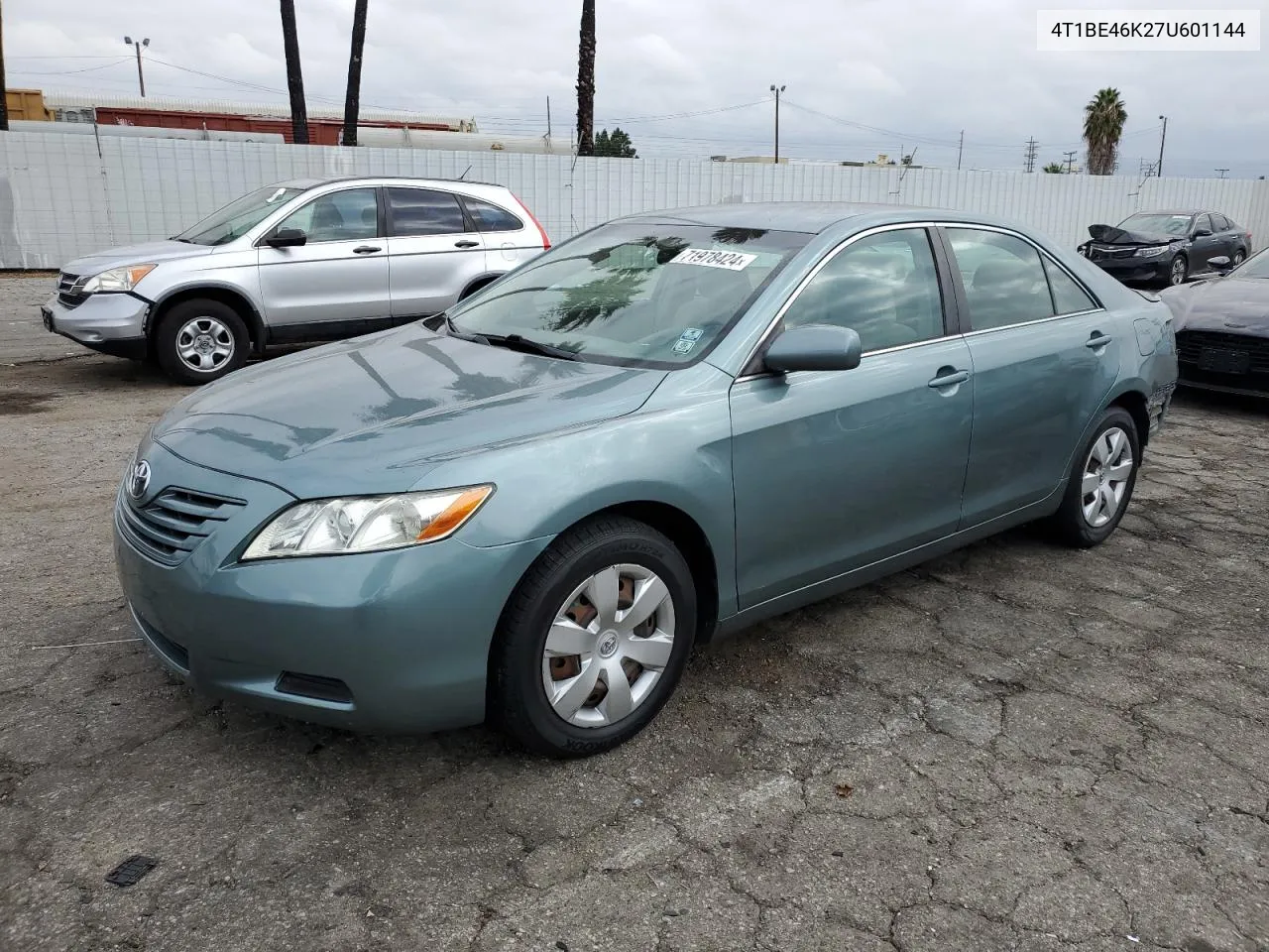 2007 Toyota Camry Ce VIN: 4T1BE46K27U601144 Lot: 71978424