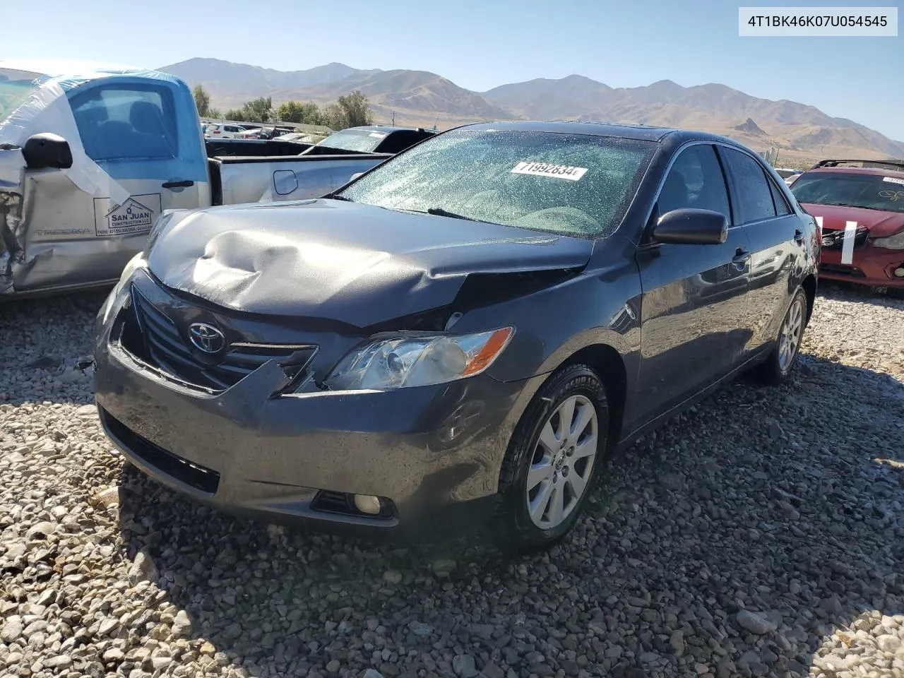 2007 Toyota Camry Le VIN: 4T1BK46K07U054545 Lot: 71992834