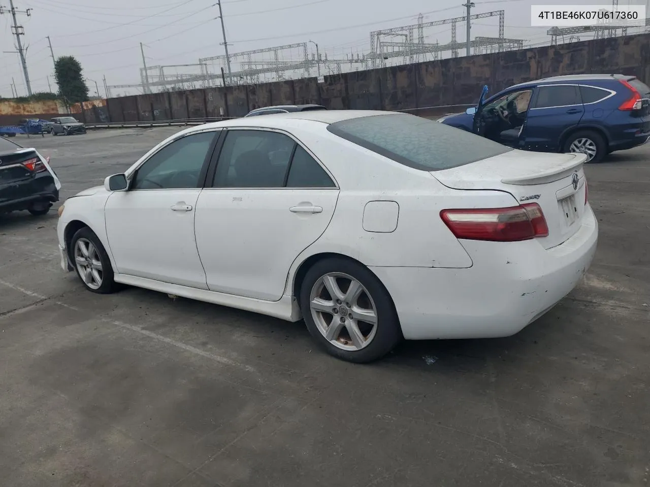 4T1BE46K07U617360 2007 Toyota Camry Ce