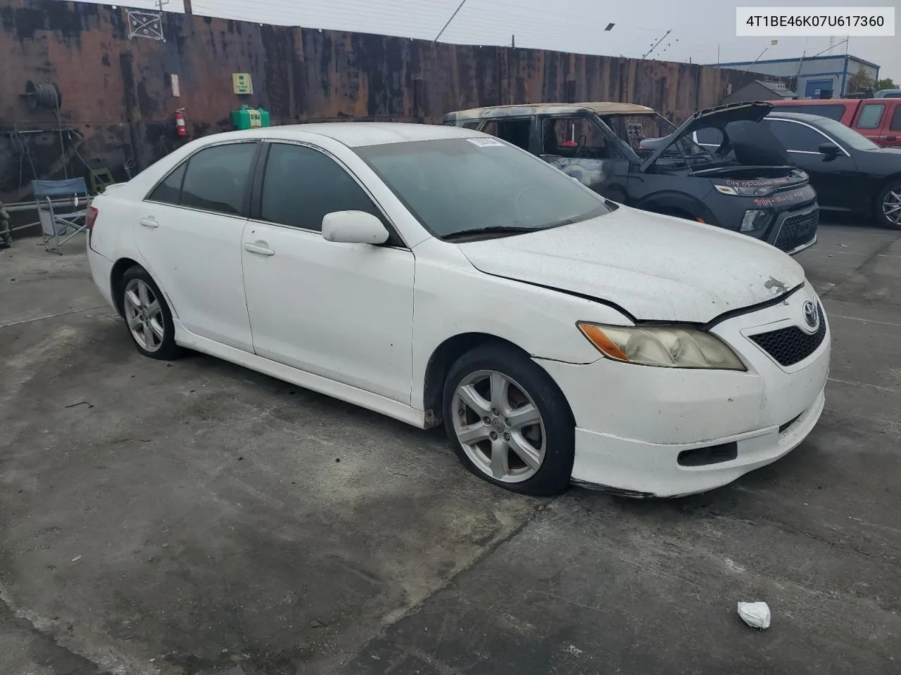 2007 Toyota Camry Ce VIN: 4T1BE46K07U617360 Lot: 72087854