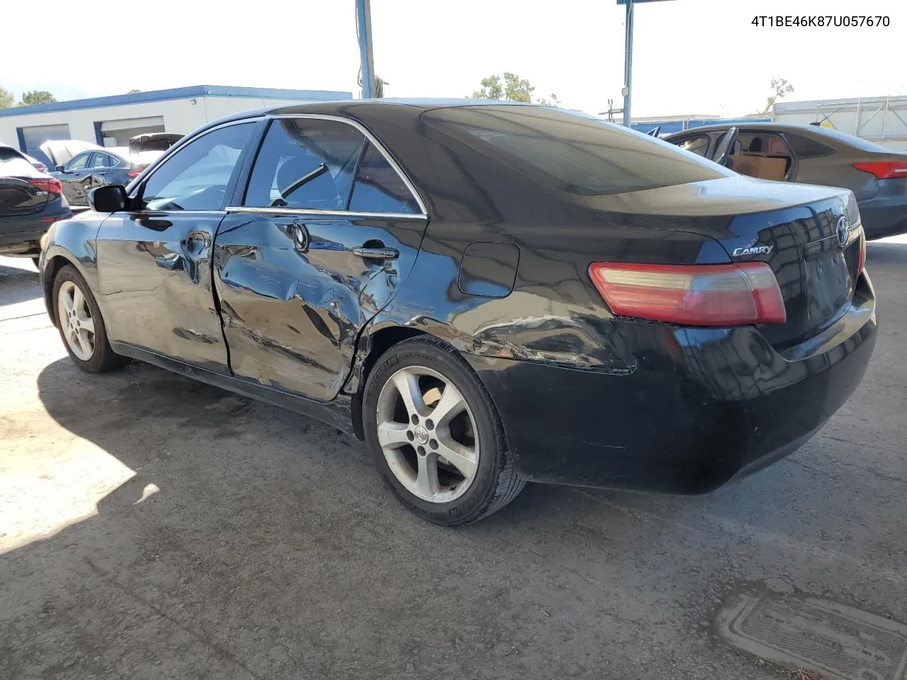 2007 Toyota Camry Ce VIN: 4T1BE46K87U057670 Lot: 72180524