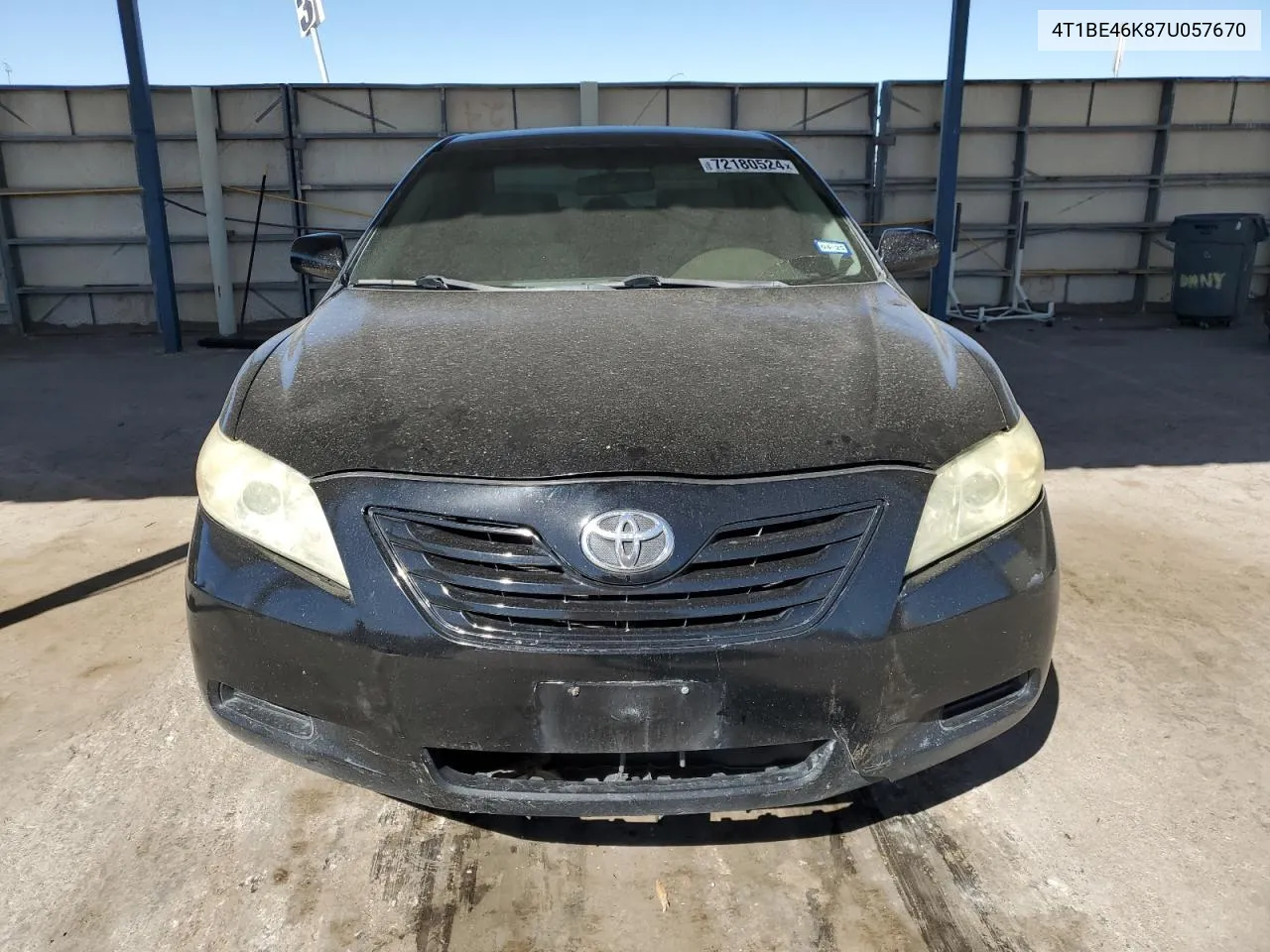 4T1BE46K87U057670 2007 Toyota Camry Ce