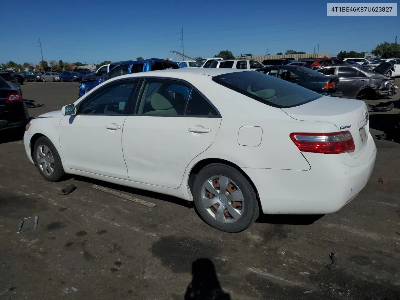 4T1BE46K87U623827 2007 Toyota Camry Ce