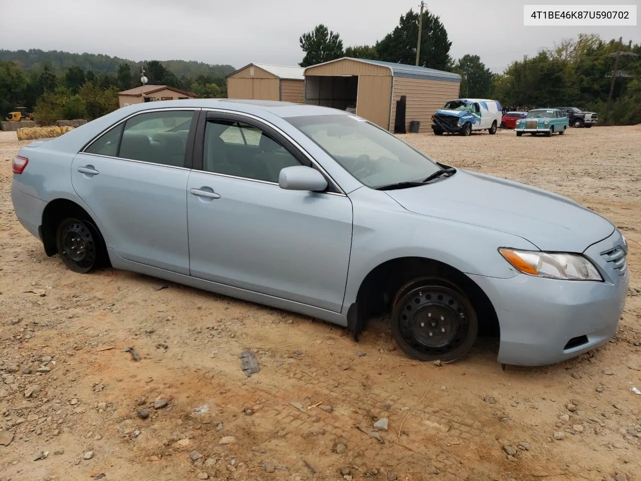 4T1BE46K87U590702 2007 Toyota Camry Ce