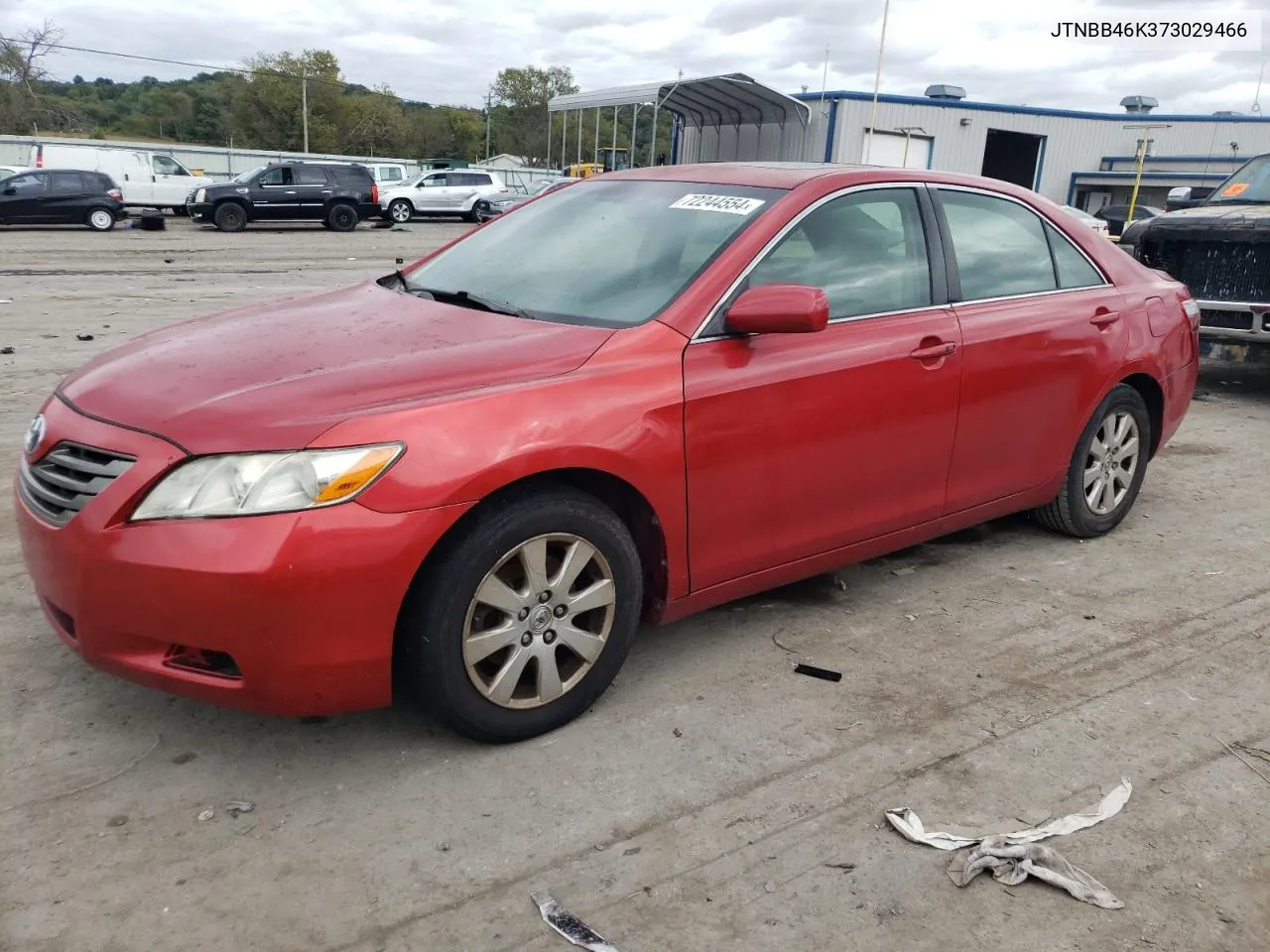 2007 Toyota Camry Hybrid VIN: JTNBB46K373029466 Lot: 72244554