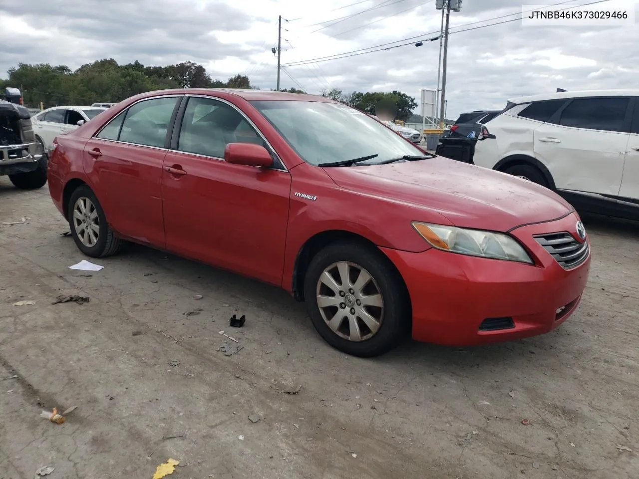 2007 Toyota Camry Hybrid VIN: JTNBB46K373029466 Lot: 72244554