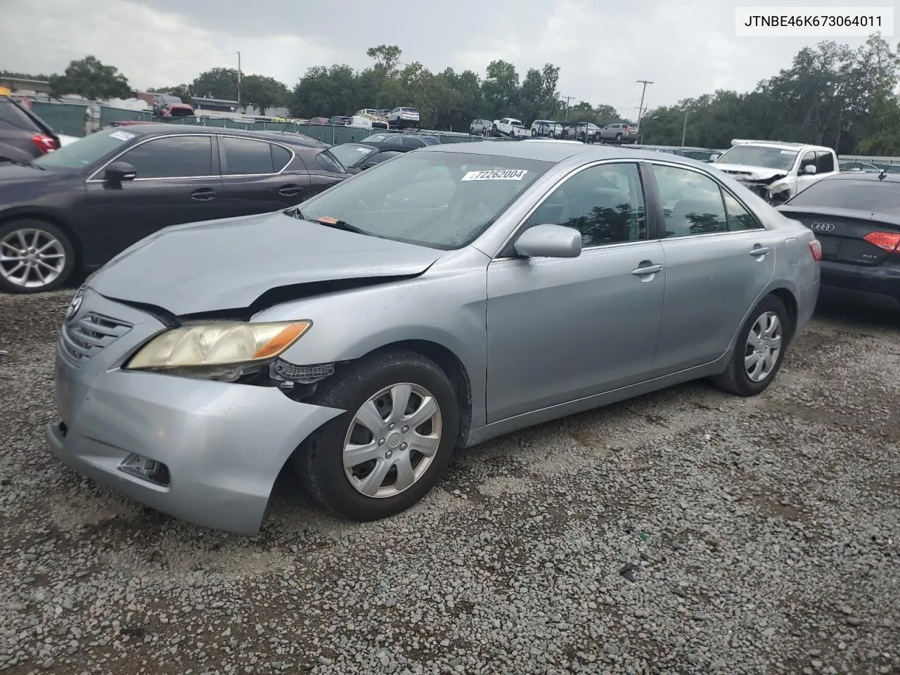 2007 Toyota Camry Ce VIN: JTNBE46K673064011 Lot: 72262004