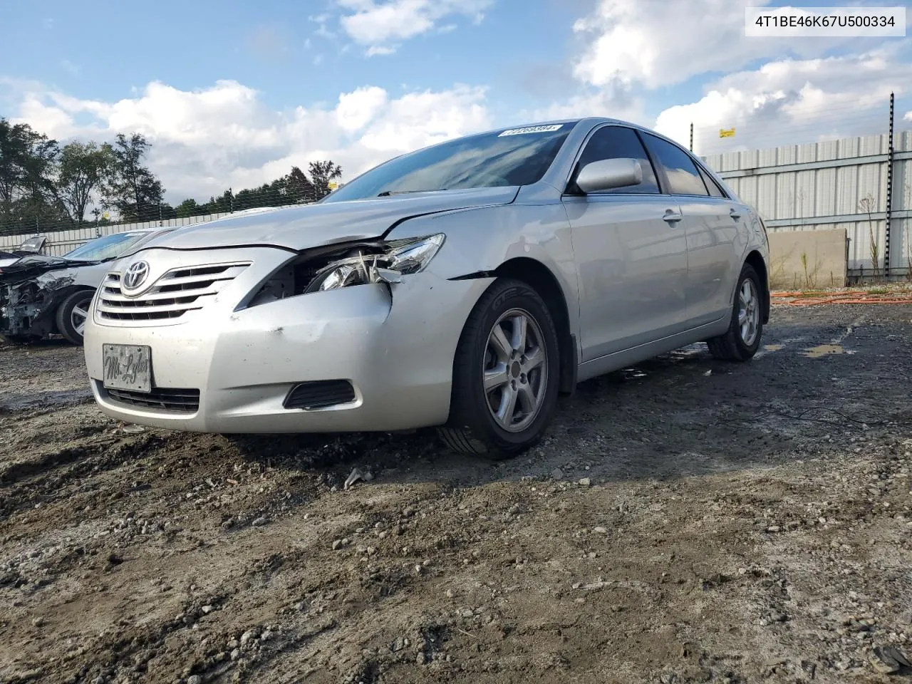 2007 Toyota Camry Ce VIN: 4T1BE46K67U500334 Lot: 72269384