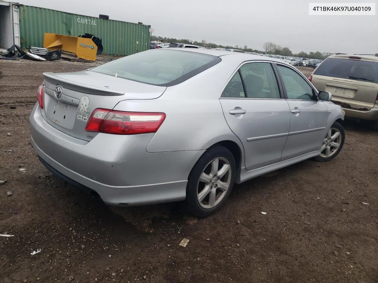 4T1BK46K97U040109 2007 Toyota Camry Le