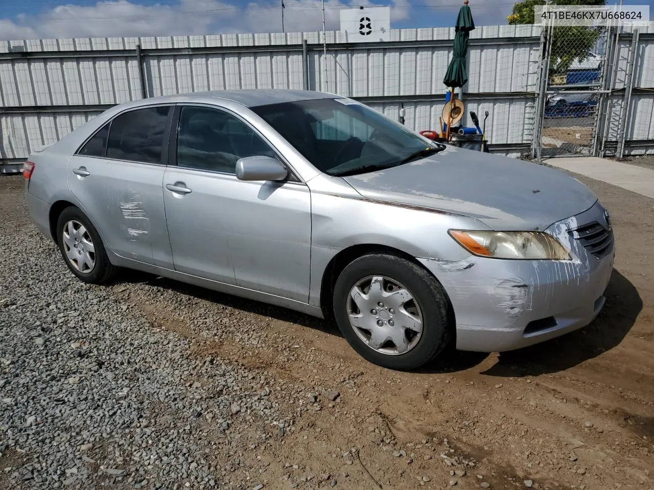 2007 Toyota Camry Ce VIN: 4T1BE46KX7U668624 Lot: 72283524