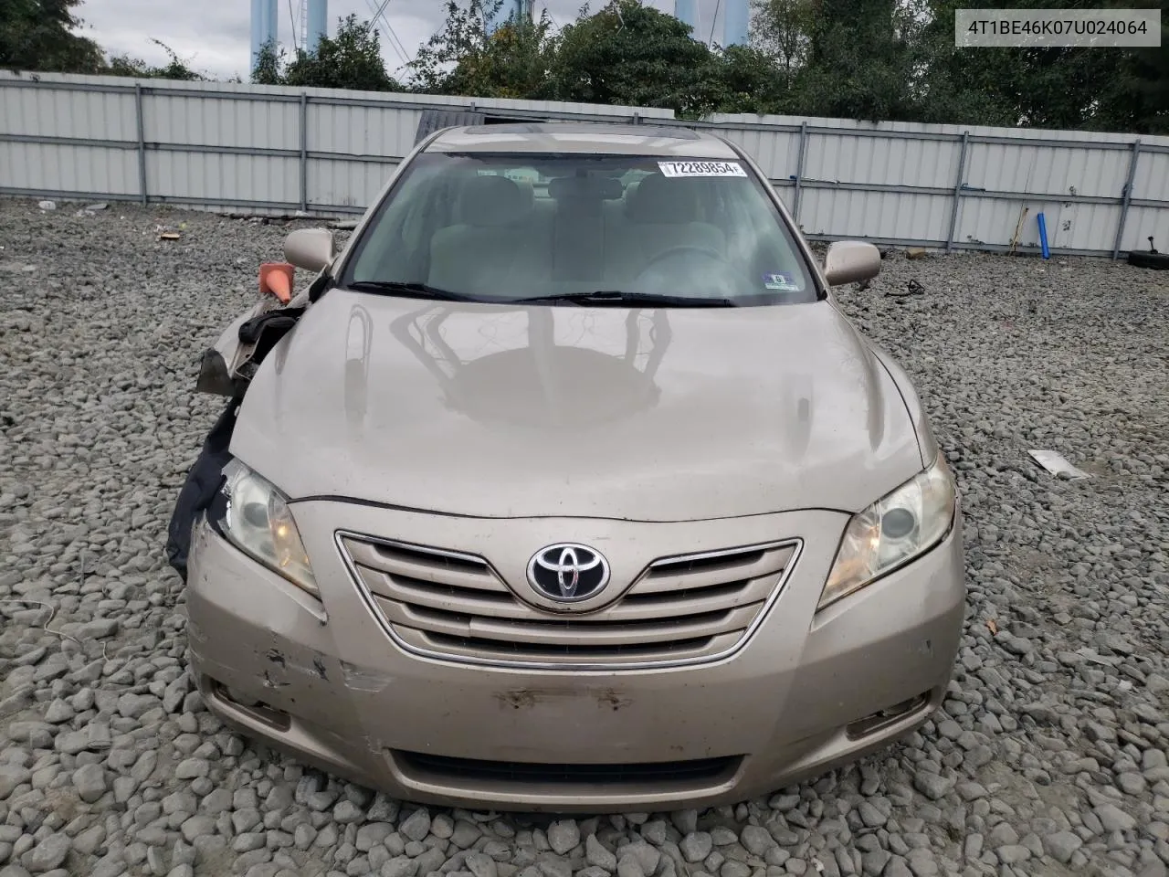 2007 Toyota Camry Ce VIN: 4T1BE46K07U024064 Lot: 72289854