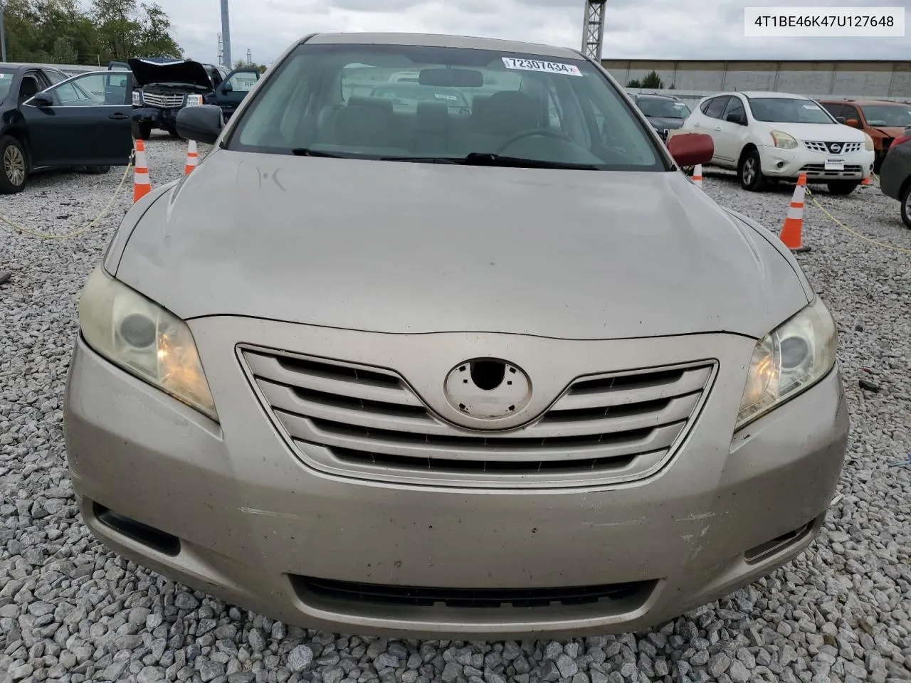 2007 Toyota Camry Ce VIN: 4T1BE46K47U127648 Lot: 72307434