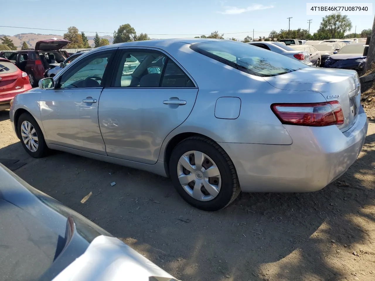 2007 Toyota Camry Ce VIN: 4T1BE46K77U087940 Lot: 72447094