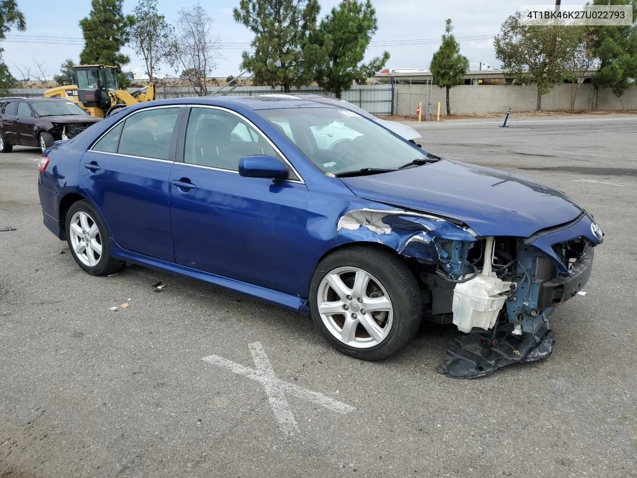 2007 Toyota Camry Le VIN: 4T1BK46K27U022793 Lot: 72457484