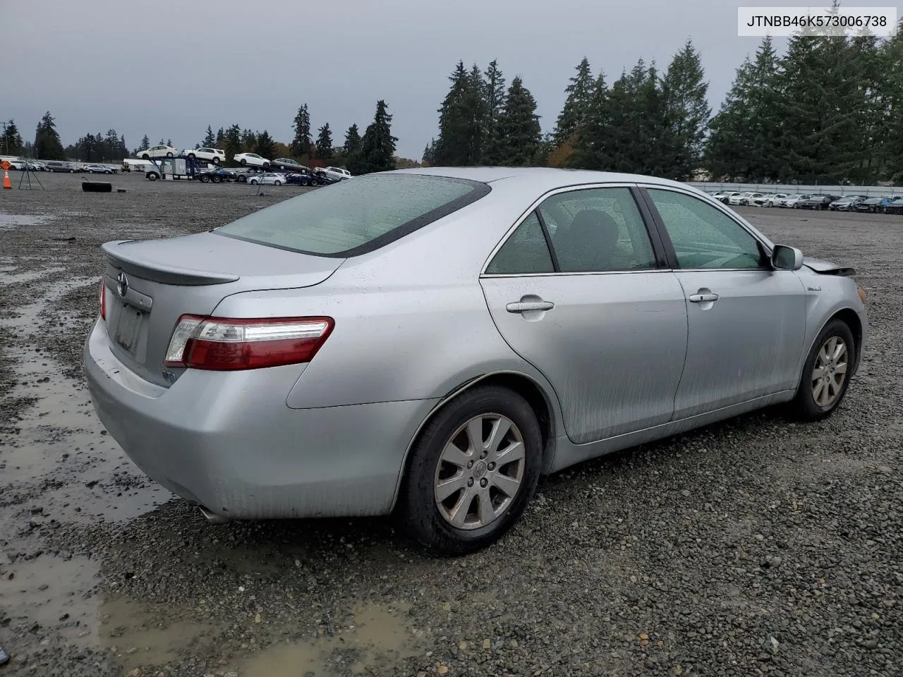 2007 Toyota Camry Hybrid VIN: JTNBB46K573006738 Lot: 72474684