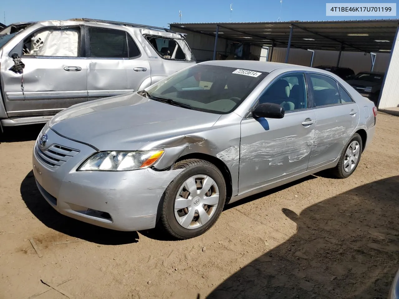 4T1BE46K17U701199 2007 Toyota Camry Ce