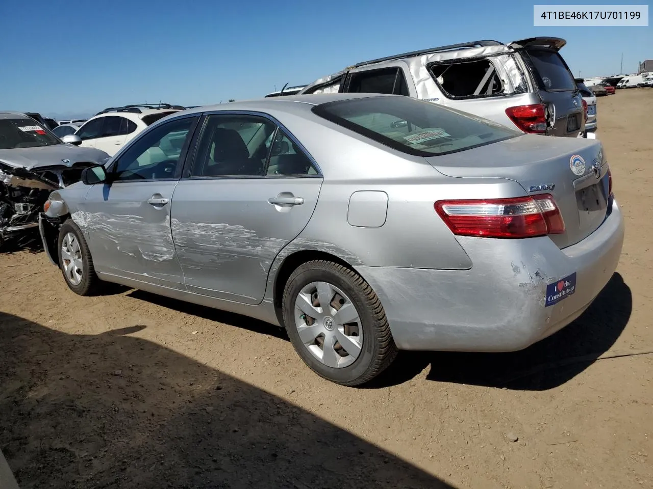 4T1BE46K17U701199 2007 Toyota Camry Ce