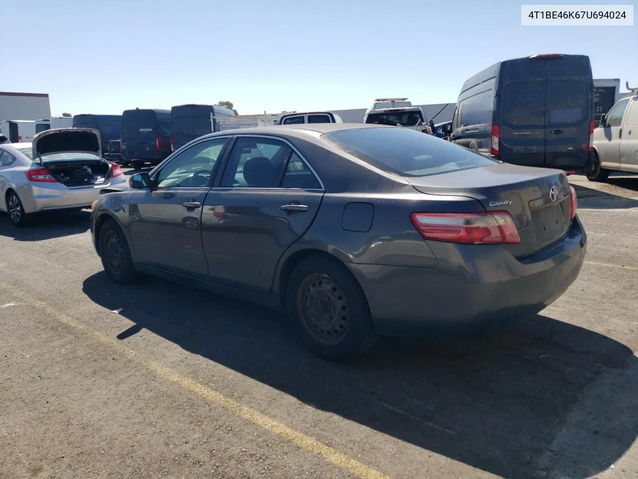 4T1BE46K67U694024 2007 Toyota Camry Ce