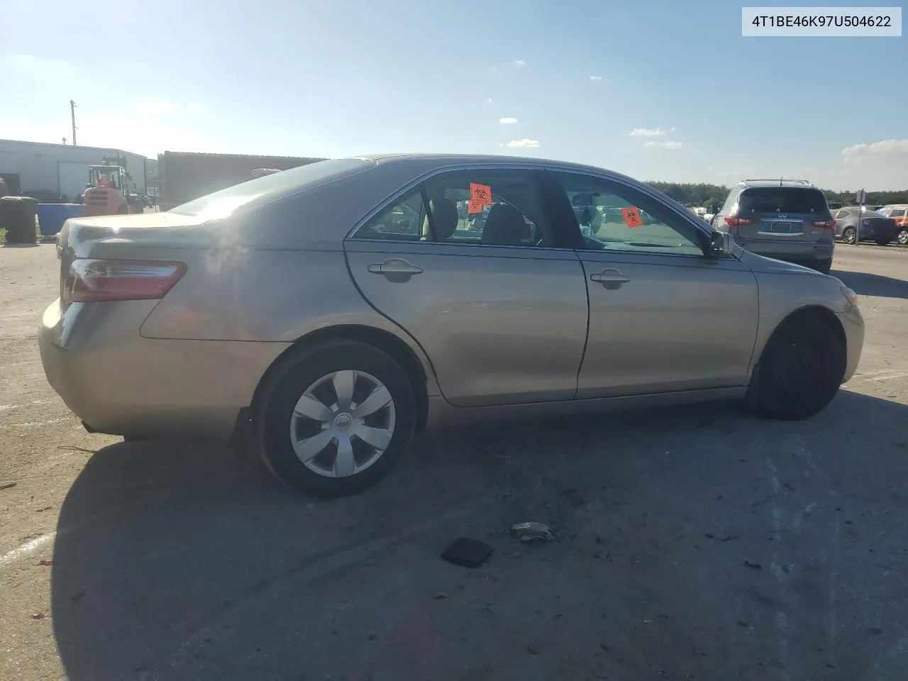 2007 Toyota Camry Ce VIN: 4T1BE46K97U504622 Lot: 72638554