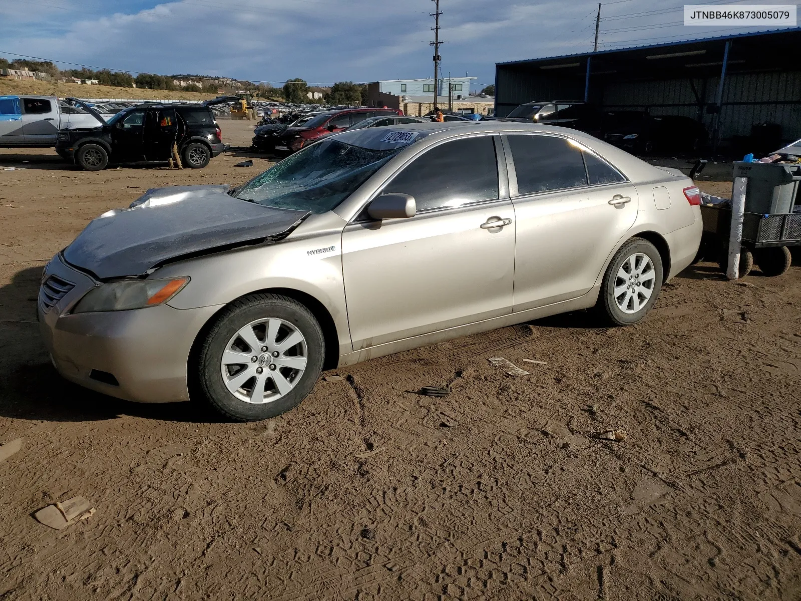 JTNBB46K873005079 2007 Toyota Camry Hybrid